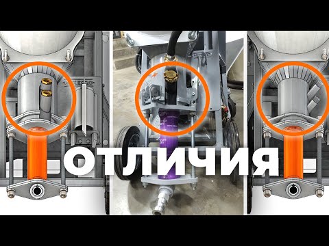 Видео: Лёгкая очистка смесительной камеры. Откидная шнековая пара у штукатурной станции Mixer20