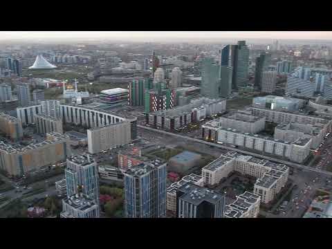 Видео: Астана с высоты птичьего полета #travel #vlog #астана #views #city #nature #fly #казахстан #рек #top