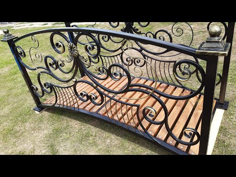 Видео: Садовый мостик из профильной трубы👌. ЗАВЕРШЕНИЕ. Холодная ковка