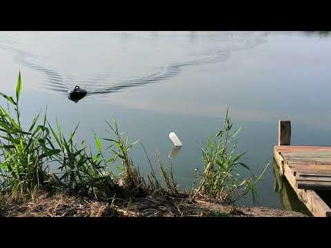 Видео: Тест прикормочный кораблик BearCreeks V6 ipilot20