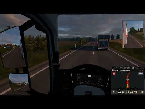 Видео: Рейс Рига   Нюнесхамн Еuro Truck Simulator 2 12