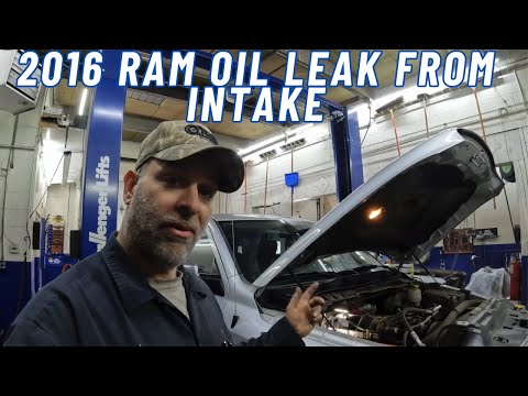 Видео: RAM 1500 5.7L 2016 года. Течь масла из впускного коллектора.