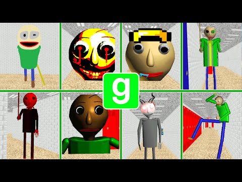 Видео: GMOD: Все виды Балди // Все Балди-Некстботы █ Garry's Mod █