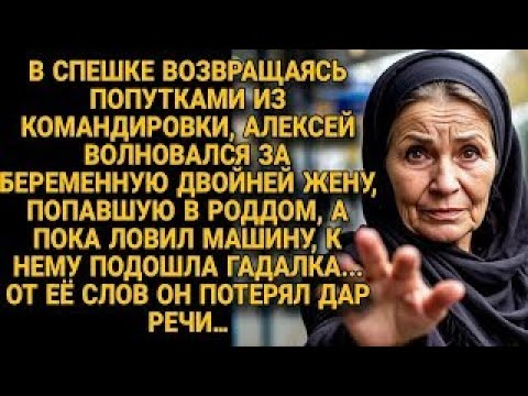 Видео: Алексей спешил к жене в роддом, но слова гадалки изменили всё…
