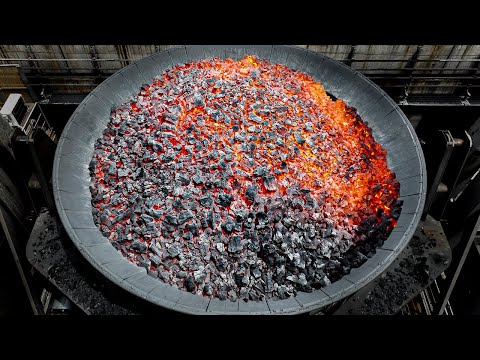 Видео: Самый большой масштаб в мире! Процесс изготовления стальной катанки из железной руды