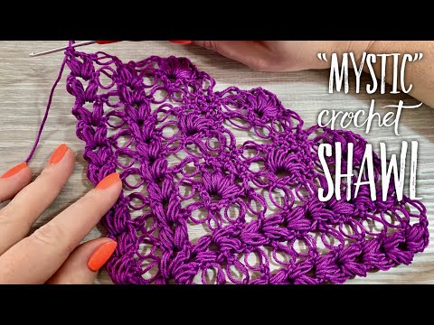 Видео: Вяжем крючком ШАЛЬ "Мистика" 💟 / "Mystic" сrochet SHAWL