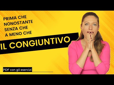 Видео: Prima che, nonostante, benché, sebbene + il congiuntivo. Союзы и сослагательное наклонение.