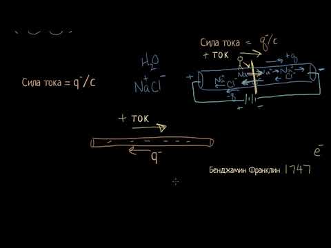 Видео: Направление тока (видео 2)| Введение в электрические цепи | Электротехника