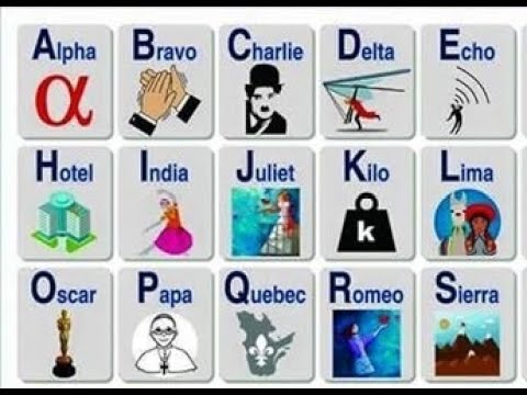 Видео: Фонетический алфавит в радиосвязи