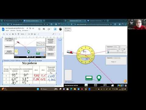 Видео: Лабораторна робота № 4. Дослідження заломлення світла