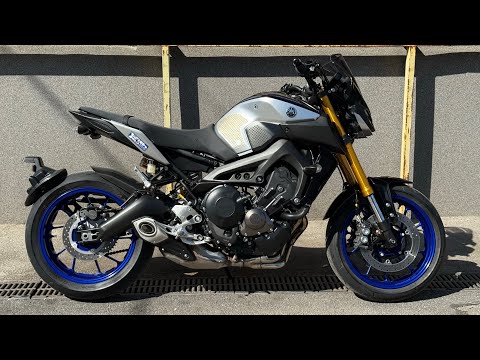 Видео: Стан мотоцикла YAMAHA MT09SP 2018 року 16600км пробіг