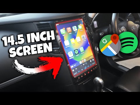 Видео: Infiniti QX70 2013–2018 гг., 14,5-дюймовый экран в стиле Tesla с беспроводным Apple CarPlay и And...