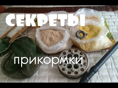 Видео: Прикормка для снасти на кольцо. Её хитрости