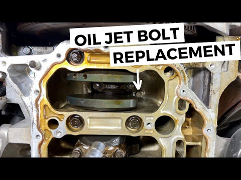 Видео: Замена болта масляного жиклера | Honda S2000