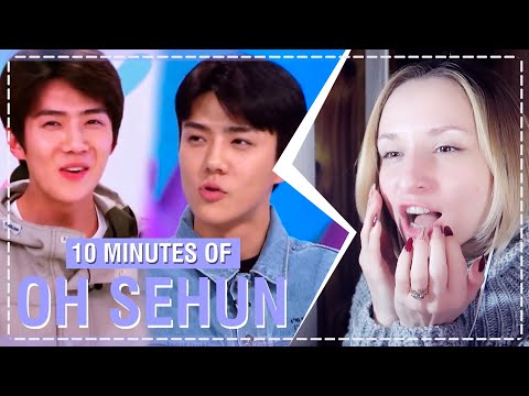 Видео: 10 минут с СЭХУНОМ из EXO! РЕАКЦИЯ/REACTIONS | KPOP ARI RANG