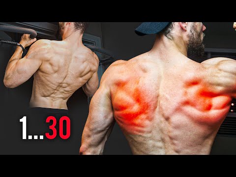 Видео: От 1 до 30 Подтягиваний Вызов (ШИРОКАЯ СПИНА)