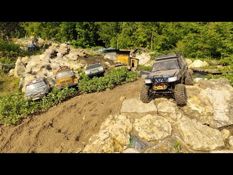 Видео: Мега трейлер трофи трассы RC Drezgalovo