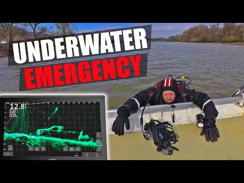 Видео: Оказался на волосок от гибели во время погружения с аквалангом во время очистки реки от подводных...