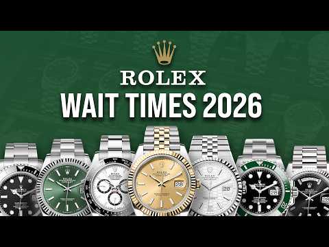 Видео: Время ожидания в списке Rolex для КАЖДОЙ модели в 2026 году