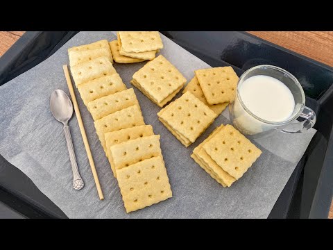 Видео: ПРОЩЕ ПРОСТОГО! Вкуснее, чем в Магазине! Затяжное Диетическое ПЕЧЕНЬЕ "Мария"