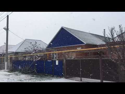 Видео: Снегопад, идём по Энгельса