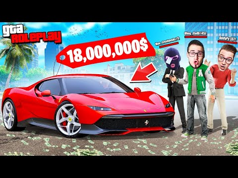 Видео: КУПИЛ НОВУЮ FERRARI DEBORAH ЗА 18.000.000$! ОБГОНЯЮ АНДРЕЯ В FORBES! (GTA 5 RP)
