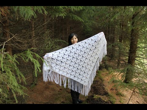 Видео: МК номер 11.Узор для шали крючком.