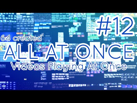 Видео: 64 created AAO videos playing at once. #12 | 64 созданных видео ВС сразу. №12