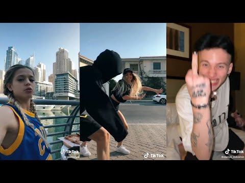Видео: Даня Милохин и Юля Гаврилина. В Дубае 🐪🏜️. Tiktok. Тикток. Trends. Тренды.