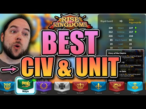 Видео: Фактический бонус лучшей цивилизации и особый юнит [эксперты подсчитали...] Rise of Kingdoms
