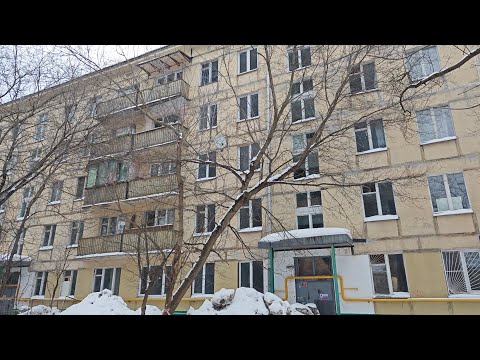 Видео: Заброшенный блочный пятиэтажный дом на севере Москвы