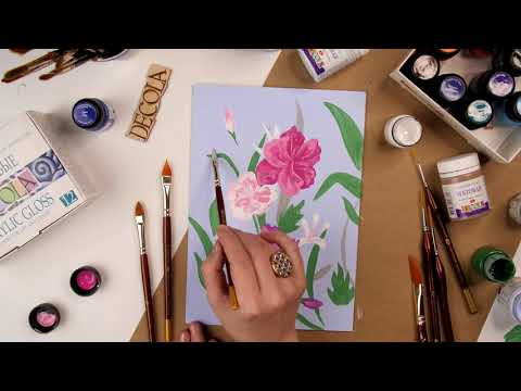 Видео: Мастер-класс: весенние цветы