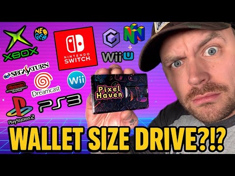 Видео: Накопитель Plug & Play Game Drive размером с кредитную карту содержит более 15 000 игр! Switch Xb...