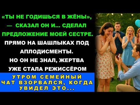 Видео: «Ты не годишься в жёны», — сказал он. И сделал предложение моей сестре. Мой ответ был оригинальным