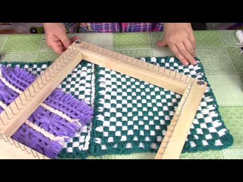 Видео: Плетение на рамке без сшивания/ Weave on the frame without stitching. ХоббиМаркет