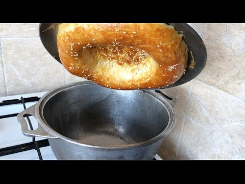 Видео: Қазан НАН 😍 Тандыр нан в казане! Bread without oven.Лепёшки