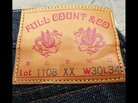 Видео: Full Count 1108 XX 15,5OZ - японские джинсы из длинноволокнистого хлопка