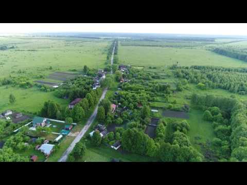Видео: Село Перво, около Касимова. Вид с высоты птичьего полета.