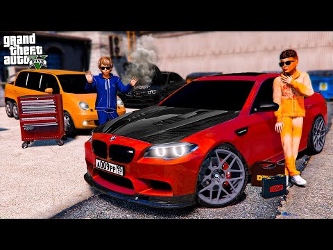 Видео: КУПИЛ ЕЩЕ ОДНУ ЗАРЯЖЕННУЮ BMW M5 F10 ДЛЯ ВИТИ ОПЕРА! ВОССТАНОВИЛИ ЛЕГЕНДУ! ШКОЛЬНЫЕ БУДНИ ГТА 5
