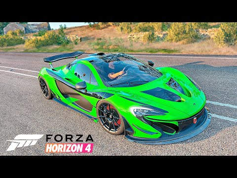 Видео: McLaren P1 на ПОДВЕСКЕ ДЛЯ ДРИФТА. БИТВА ТЮНИНГА В FORZA HORIZON 4