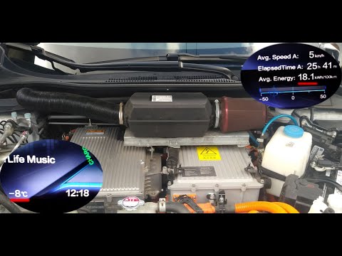Видео: Как фен увеличивает запас хода зимой на электромобиле Honda m nv