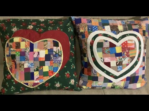 Видео: Чудесный способ использовать мелкие отходы шитья! Пэчворк-идея к Новому году и Рождеству.