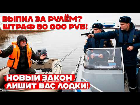 Видео: Об этом знают единицы! Новый закон лишит вас лодки и штраф до 80 000 рублей