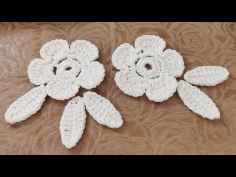 Видео: الكروشية الايرلندي . How to make irish crochet lace motif  .  из ирландского кружева крючком