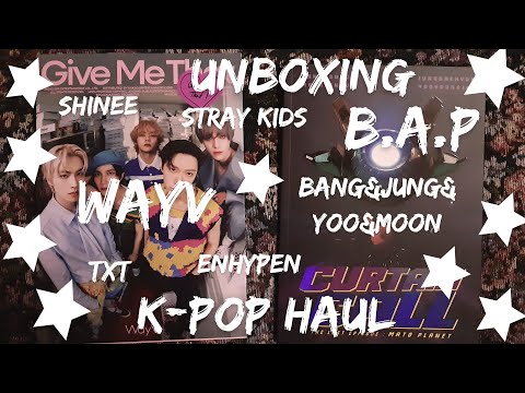 Видео: KPOP-HAUL | WayV  B.A.P | SHINee TXT Enhypen Stray Kids | распаковка | unboxing albums & photocards