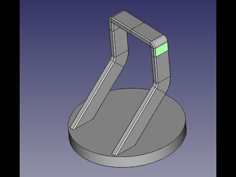 Видео: FreeCad Кривой профиль