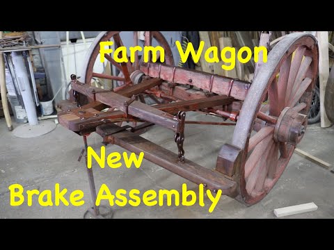 Видео: Замена тормозной системы на ходовой части сельскохозяйственного прицепа | Автомастерская Энгельса