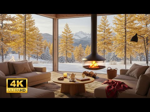 Видео: Теплый подвесной камин на курорте «Снежный лес»