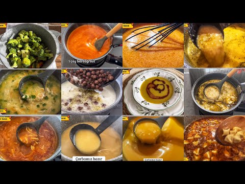 Видео: 12 РАЗНЫХ РЕЦЕПТОВ СУПОВ / ТИПЫ СУПОВ, КОТОРЫЕ ВЫ ИЩЕТЕ В ОДНОМ ВИДЕО / Как приготовить суп?