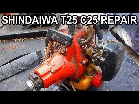 Видео: Как отремонтировать Shindaiwa T25 C25, который долгое время простоял